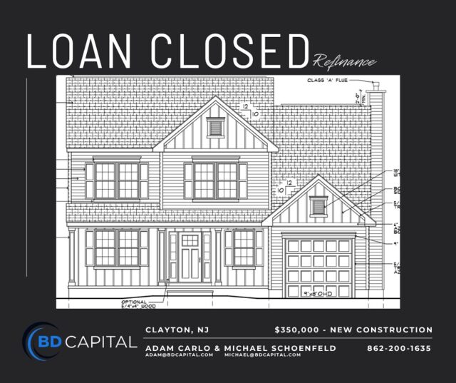 $350,000 funded!
Refinance/New Construction closed in Clayton, NJ.

#RealEstate #directlender #newconstruction